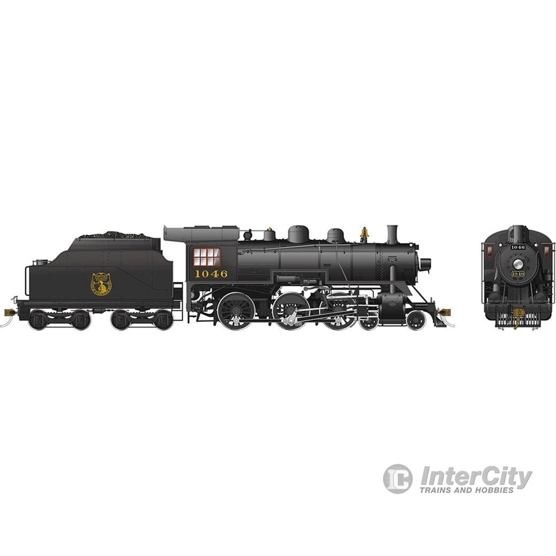 Rapido 602012 HO scale D10h Steam Locomotive (DC/Silent): DAR #1046