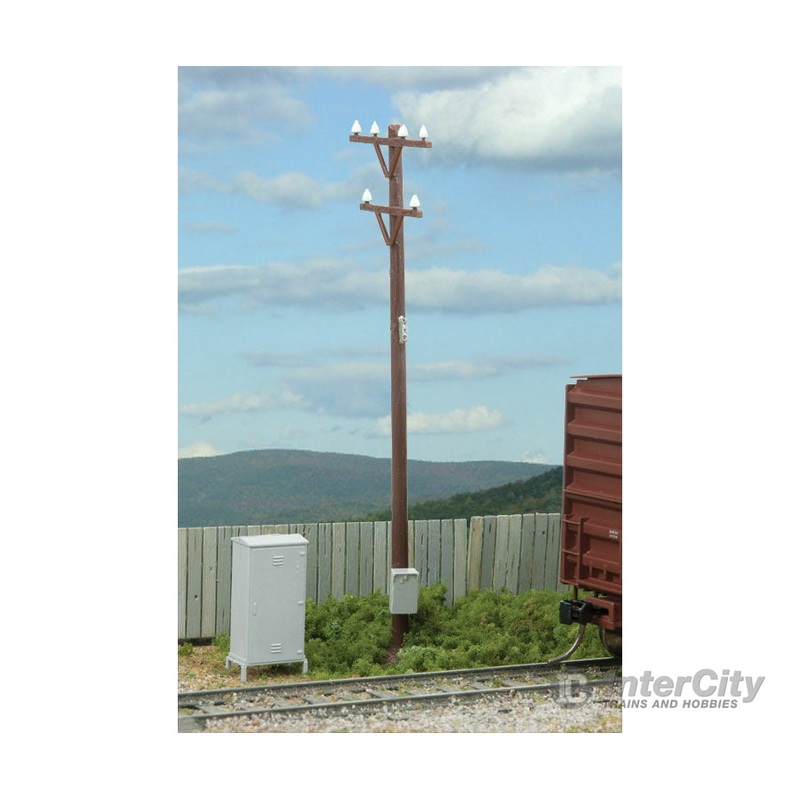 Walthers SceneMaster 4154 Relay Cabinets and Phone Boxes — Set of 7; three Cabinets & four Phone Boxes