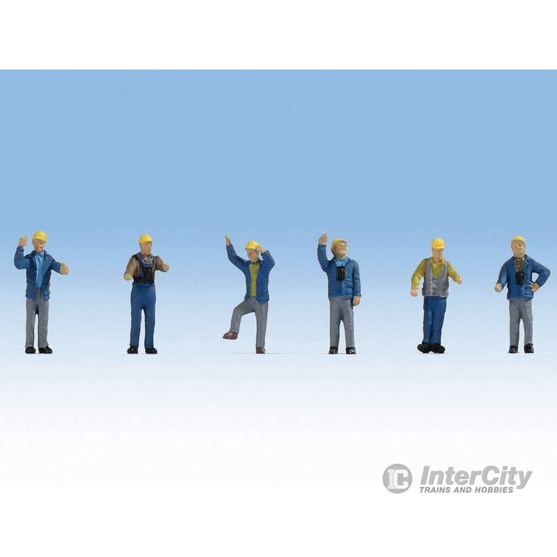 Walthers SceneMaster 6046 1960s & 70s Yard Crewmen pkg(6)