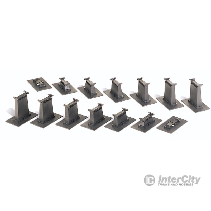 Bachmann 44471 Graduated Pier Set – E-Z Track(R) — 14 Pieces