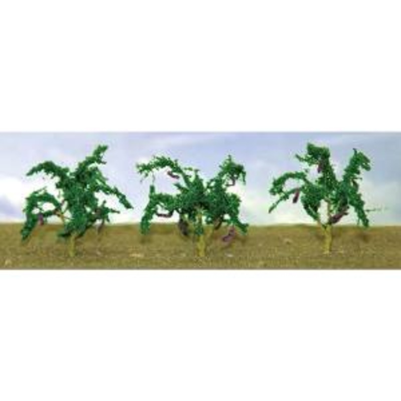 JTT 95578 EGGPLANT 1 1/2″ HEIGHT 6 PK  NEW O SCALE