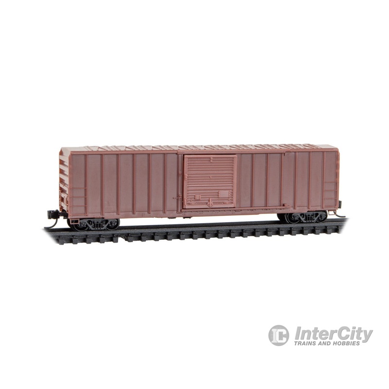Micro Trains Line N 02500000 Undecorated 50′ Rib Side Box Car, Single w/o rw