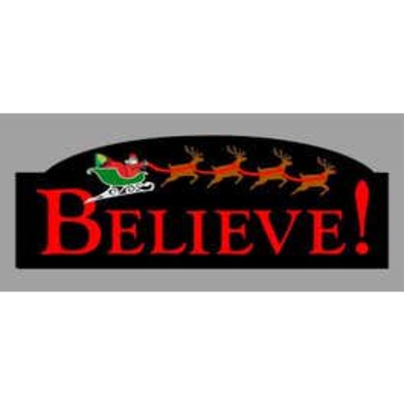 Miller Engineering #2014 Believe rotating sign
