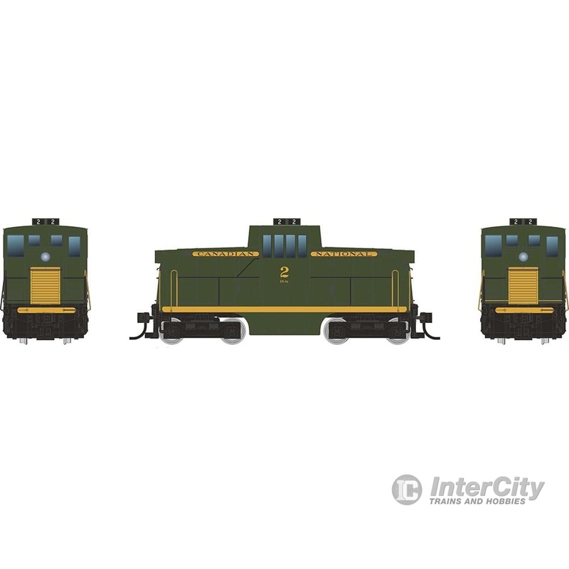 Rapido 048007 HO GE 44 Tonner (DC/Silent): Canadian National – Green: #1