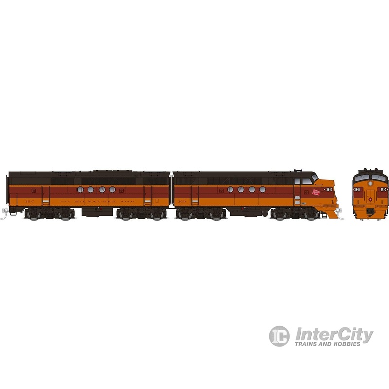 Rapido 053517 HO EMD FT A+B (DC/DCC/Sound): Milwaukee – As Delivered Scheme: #42A + 42B