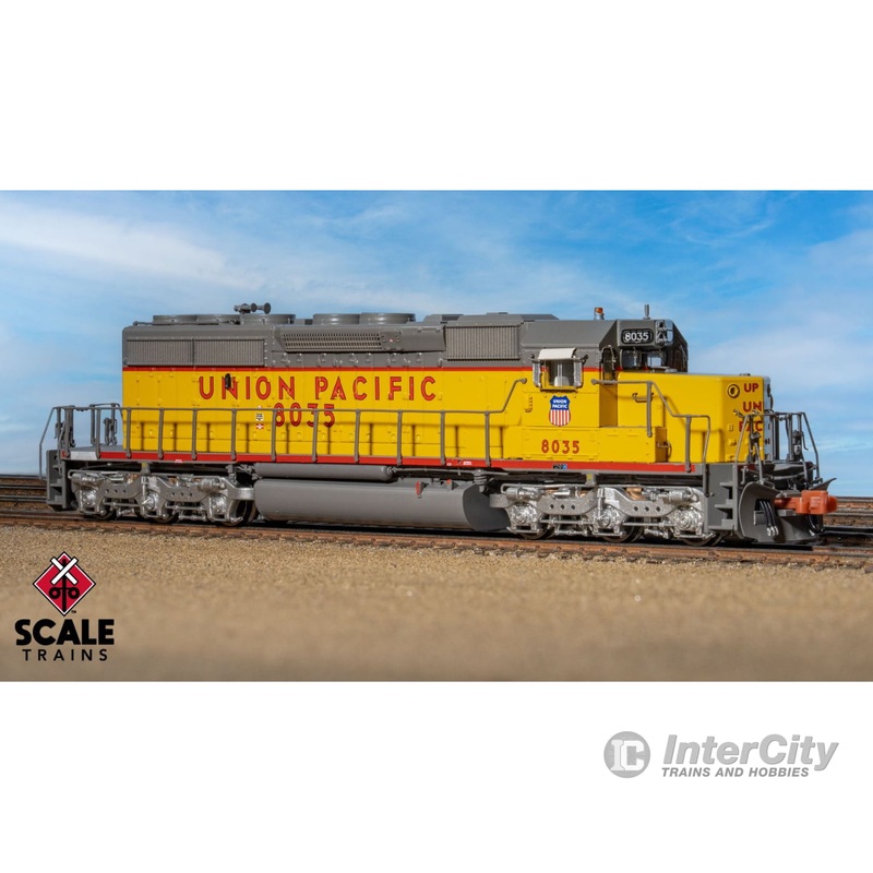 ScaleTrains SXT40730 Rivet Counter N Scale EMD SD40-2, Union Pacific/Fast Forty/116″ Snoot Nose 8040 DC/DCC Ready