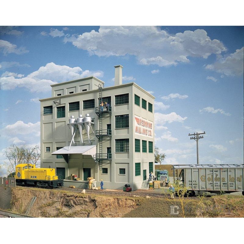 Walthers Cornerstone 3026 Red Wing Milling Co. — Kit – 8 x 11 x 10-3/8″ 20.3 x 28 x 26.4cm