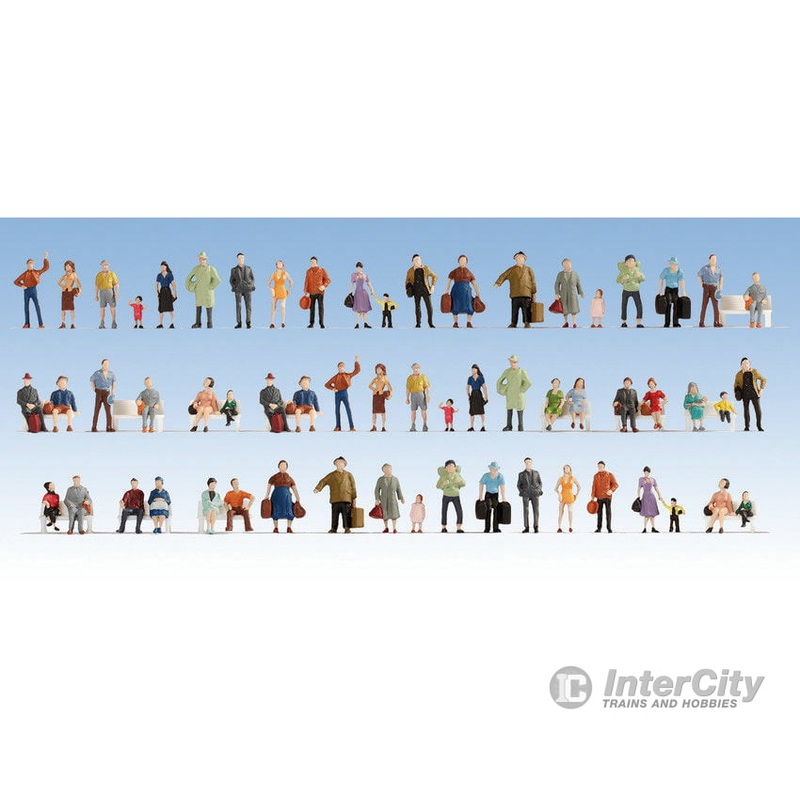Walthers SceneMaster 6042 Passengers on the Platform pkg(60)