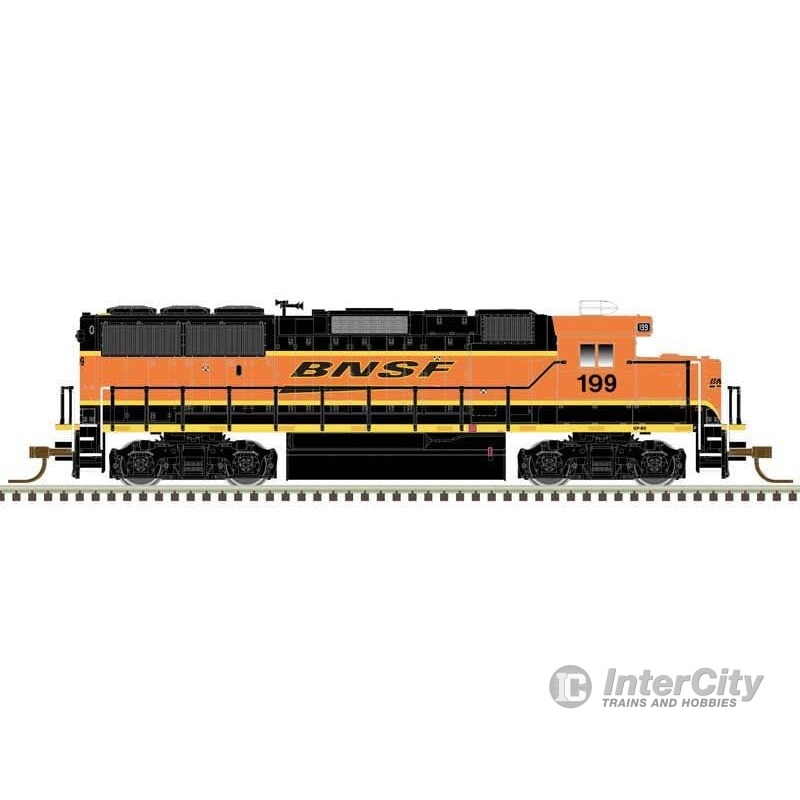 Atlas N 40004934 EMD GP60 – LokSound and DCC – Master(TM) Gold – BNSF Railway 199 (orange, yellow, black, Wedge Logo)