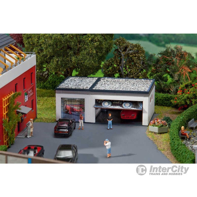 Faller 130319 HO Double garage with drive components