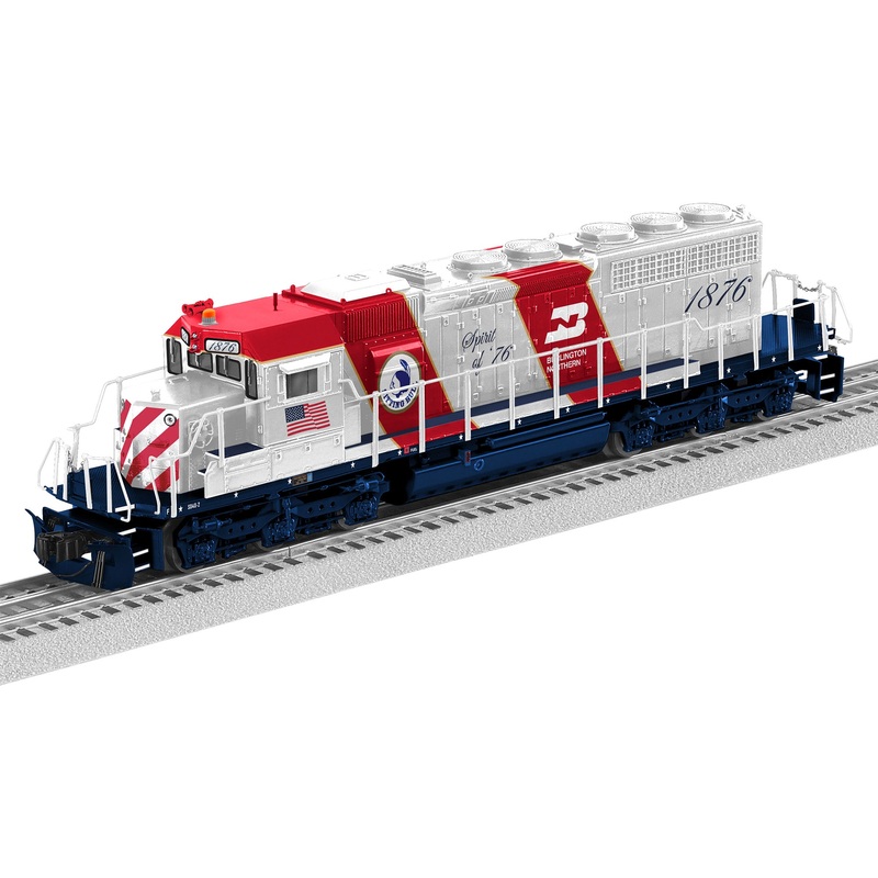 Lionel 2233519 BURLINGTON NORTHERN NON-POWERED SD40-2 1876 O Scale