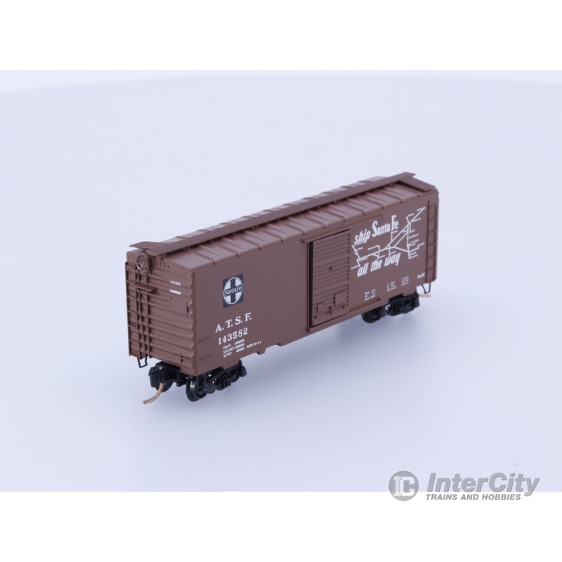 Micro Trains 20060 N Boxcar, 40′, PS-1 Santa Fe (SF) 143582