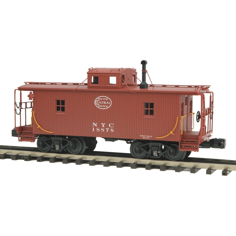 MTH Premier 20-91252 New York Central N-6b Caboose w/Operating Signal Man O SCALE Like New