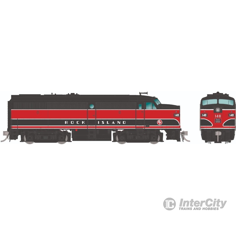 Rapido 037571 HO ALCo FA-1 (DC/DCC/Sound): Rock Island – Red & Black: #154