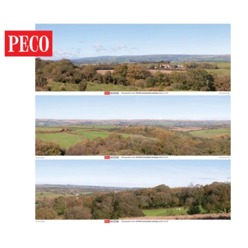SK-P04 PECO Countryside Photographic Backscene (2.4 metres long)