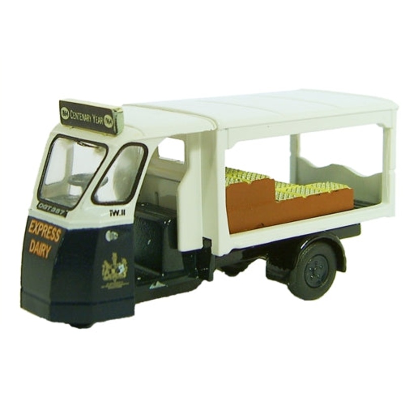 76WE001 OXFORD DIECAST Milk Float – Express Dairies