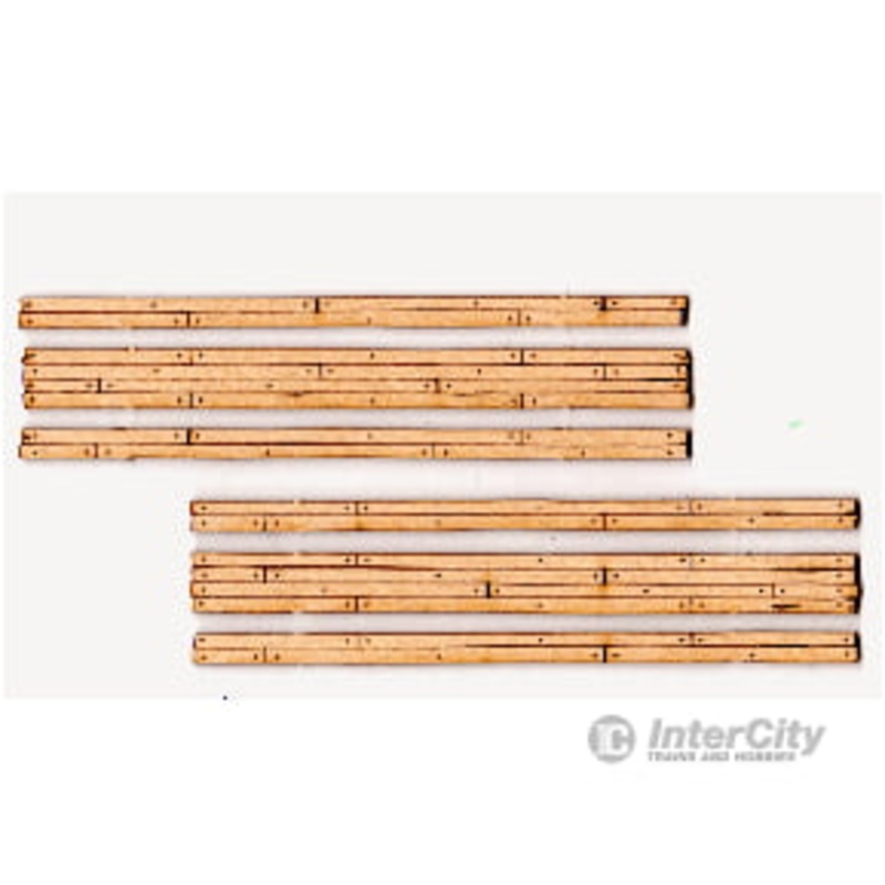 Blair Line 122 Wood Grade Crossing pkg(2) — Two Lane 3-9/16″ Long