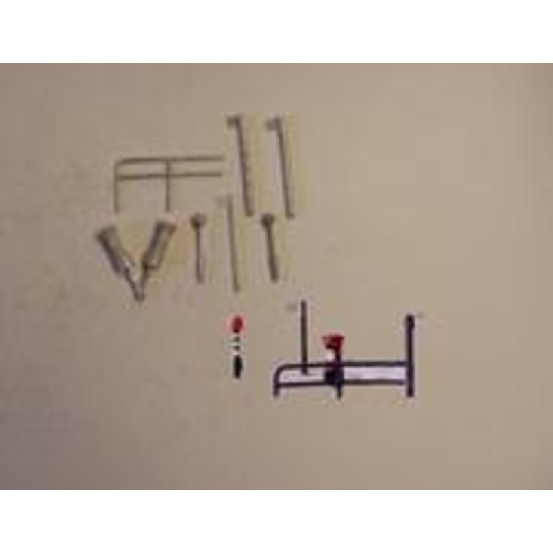 C21 P&D MARSH 1 Bus stops, belisha beacons and post boxes – N Gauge – unpainted