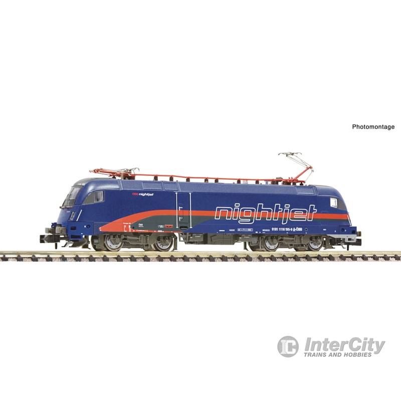 Fleischmann 7560039 N Electric locomotive 1116 195-9 “Nightjet”, BB , DC Analog