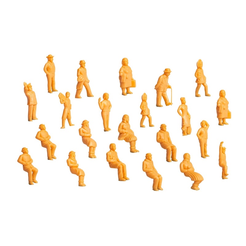 Lionel 1930300 UNPAINTED FIGURES 36-PACK O SCALE NEW