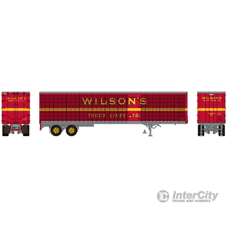 Rapido 403118 HO 45′ Trailmobile Dry Van Trailer w/side door: Wilson’s Truck Lines: #155
