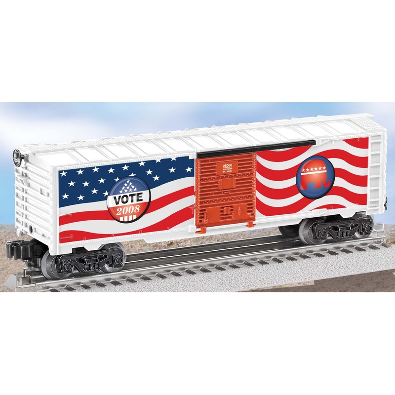 Lionel 6-25060 Republican 2008 Election Boxcar