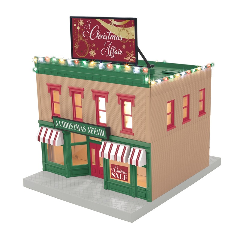 MTH RailKing 30-90736 Christmas 2-Story City Building A Christmas Affair Limited O SCALE NEW