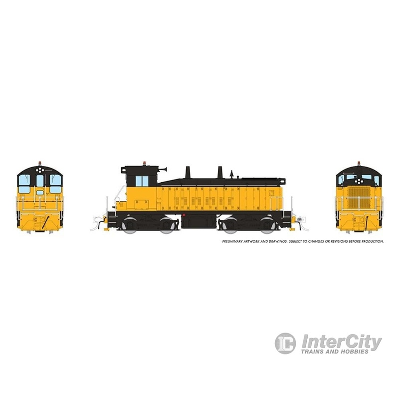 Rapido 027599 HO EMD SW9 (DC/DCC/Sound): Industrial Yellow