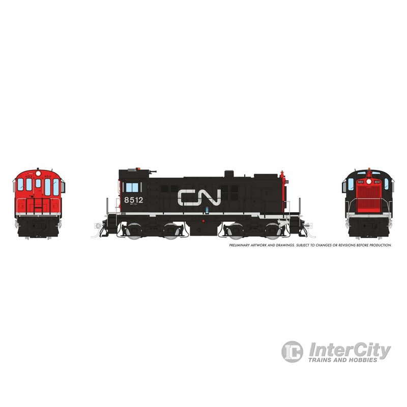 Rapido 036011 HO MLW S-13 (DC/Silent): CN – Noodle: #8512