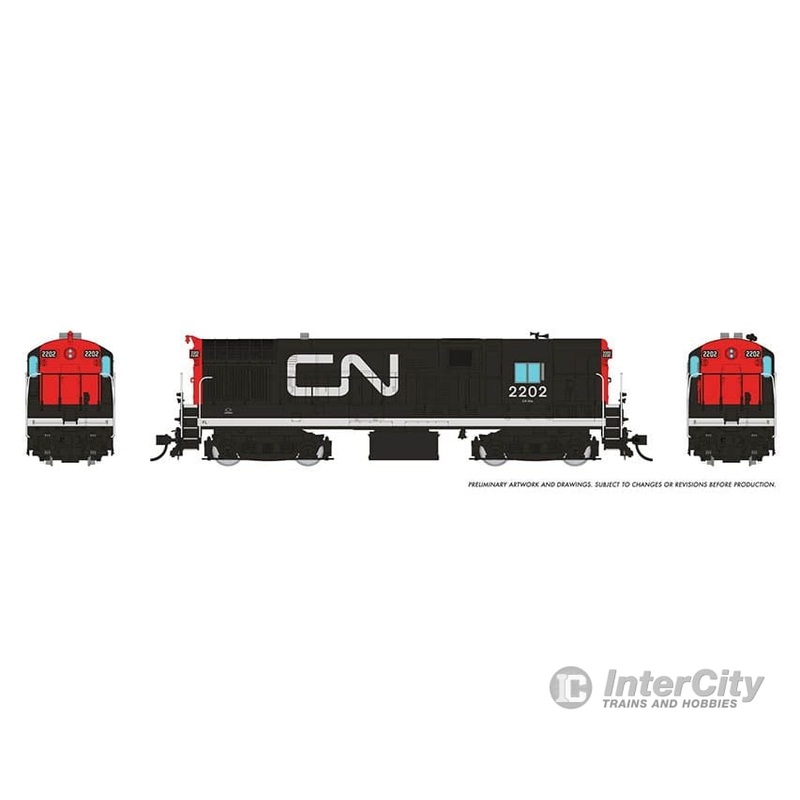Rapido 044535 HO Scale H16-44 (DC/DCC/Sound): CN – Wet Noodle Scheme: #2205