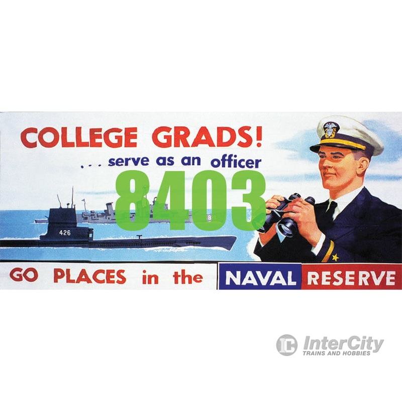 Tichy Train Group 8403 Go Places in the Naval Reserve Billboard – Kit
