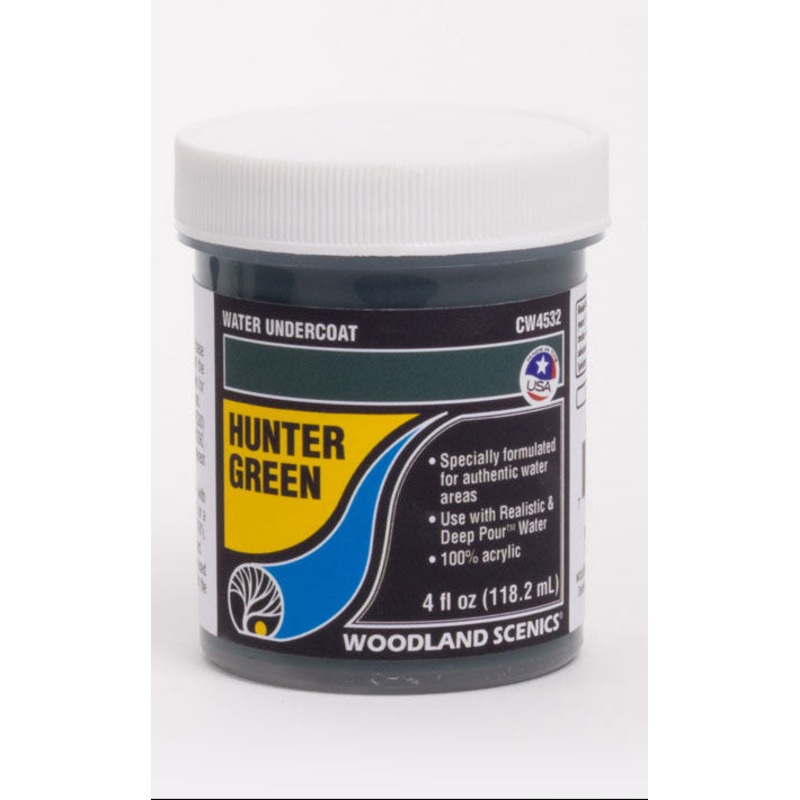 Woodland Scenics WDS CW4532 WDS4532 Water Undercoat – Hunter Green  NEW