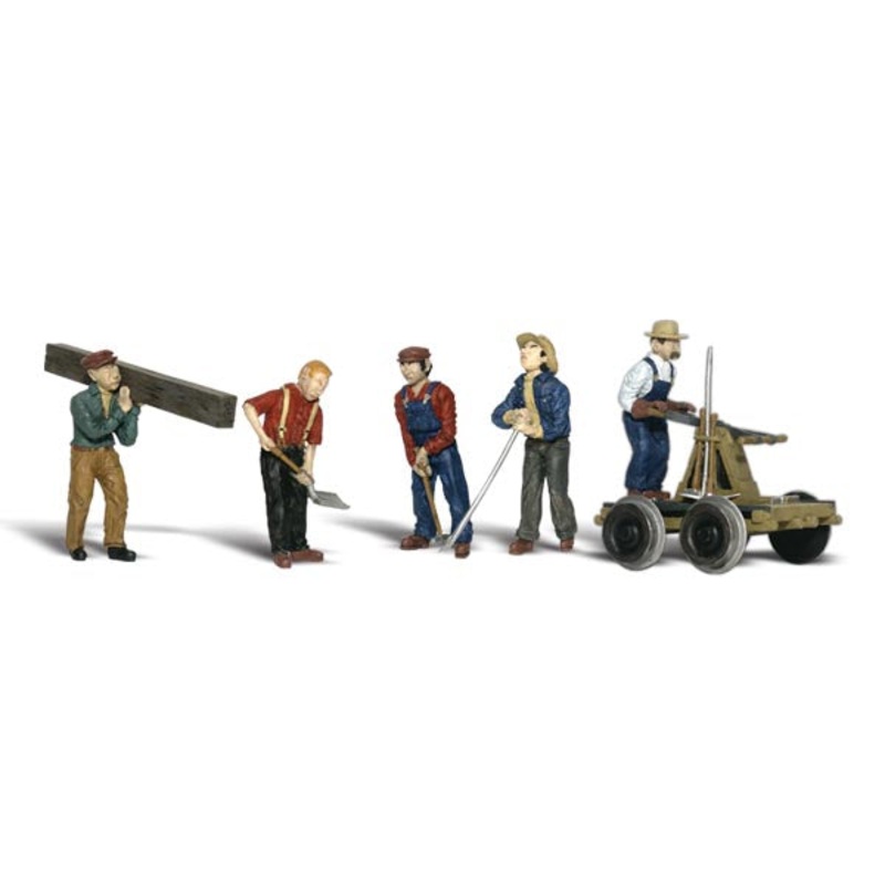 Woodland Scenics WDSA1898 Rail Workers Scale Figures HO Scale