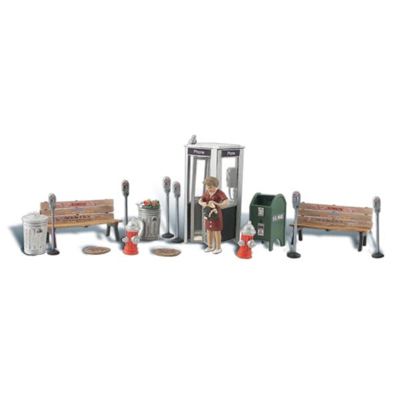 Woodland Scenics WDSA1941 Street Accessories HO Figures