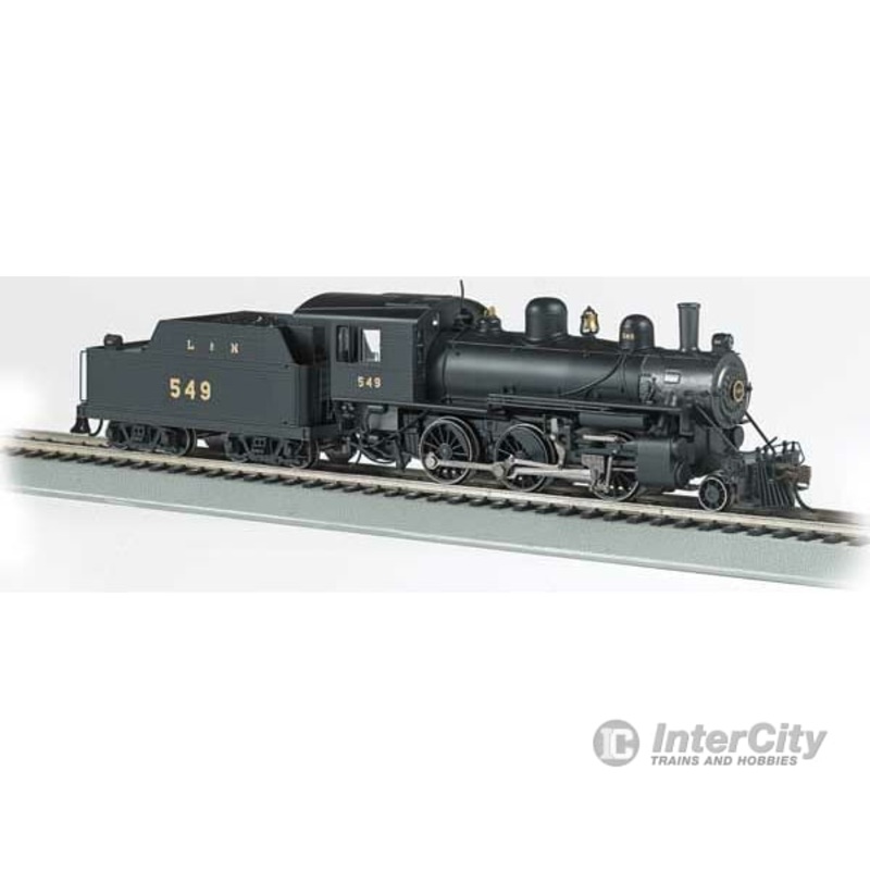 Bachmann 57814 Alco 2-6-0 – Sound and DCC – Sound Value — Louisville & Nashville 549 (black, graphite)