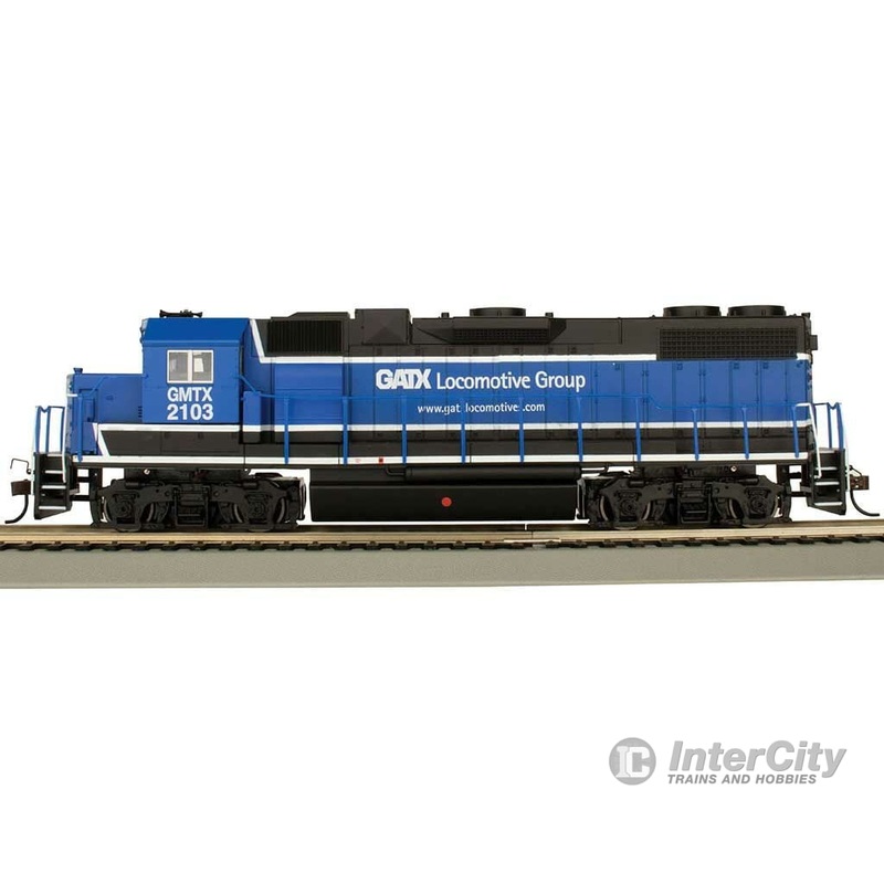 Bachmann 61719 EMD GP38-2 – Standard DC — GATX Leasing GMTX 2103 (blue, white)