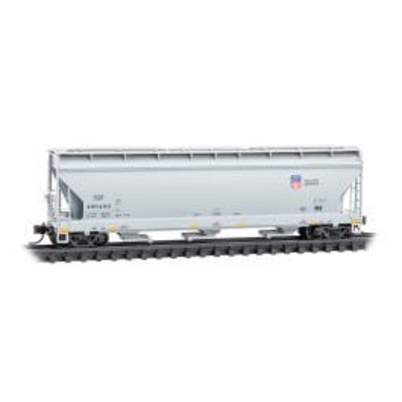 Micro Trains 09400970 N Scale 3-Bay Covered Hopper Union Pacific ex-Southern Pacific Rd# 496490