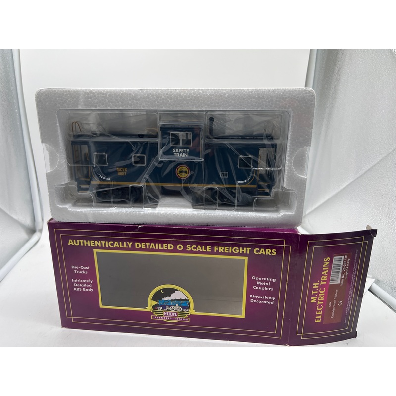 MTH Premier 20-20513E CSX Extended Vision Caboose Safety Train O SCALE NEW