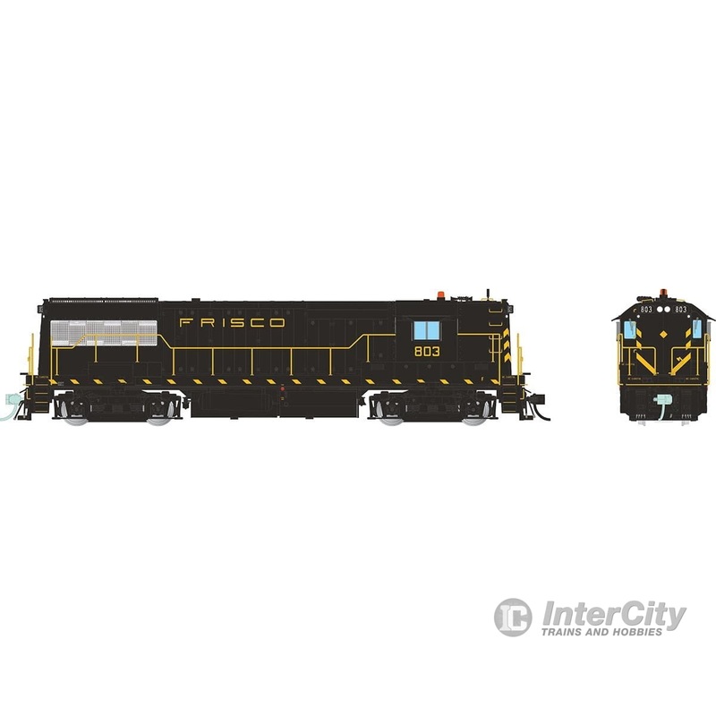 Rapido 035569 HO GE U25B High Hood (DC/DCC/Sound): Frisco (SLSF) – As Delivered: #803