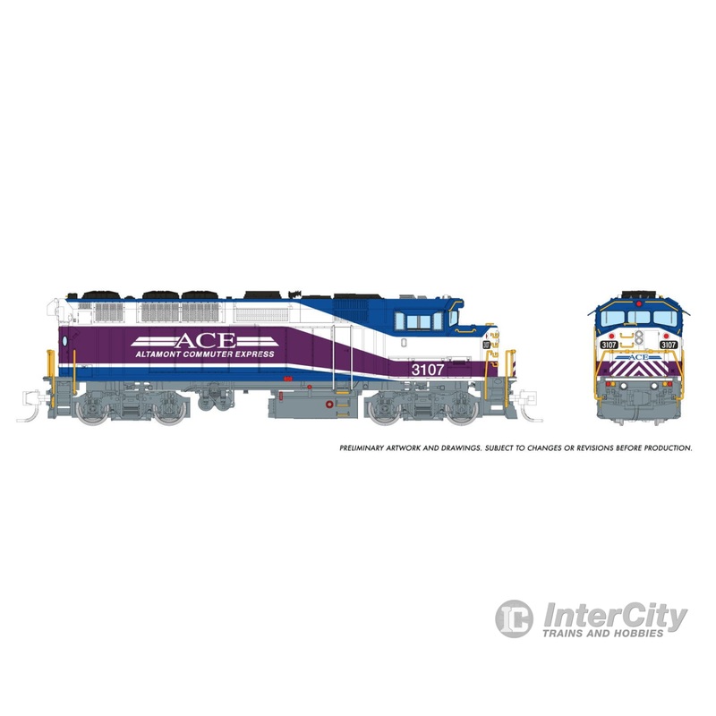 Rapido 519001 N GMDD F59PH (DC/Silent): ACE: #3107