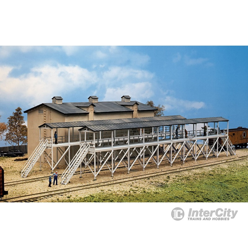 Walthers Cornerstone 3245 Ice House & Icing Platform — Kit – Overall: 9-7/8 x 3-3/4″ 25 x 9.5cm