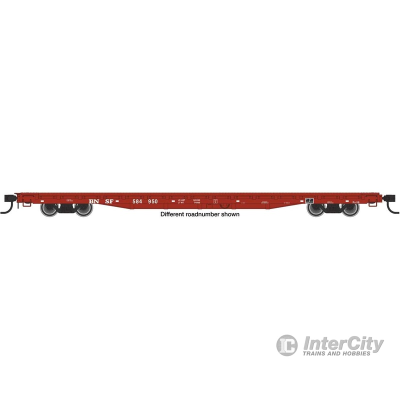 Walthers Mainline 5392 60′ Pullman-Standard Flatcar – Ready to Run — BNSF #584966