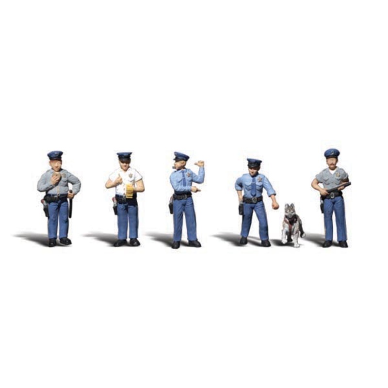 Woodland Scenics WDS A2736 WDS2736 Policemen Scale Figures O Scale