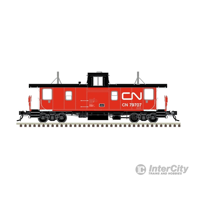 Atlas 20007784 HO Pointe St. Charles PSC Caboose Canadian National (CN) White Corner Stripe #79568