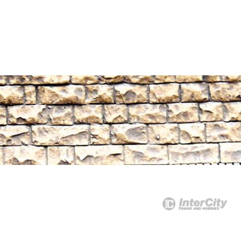 Chooch Enterprises Flexible Cut Stone Wall with Self-Adhesive Backing – Small Stones – 13 x 3-3/8″ 33 x 8.6cm