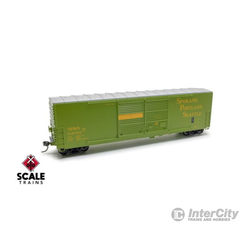 ExactRail Express EX-1001-4 HO Scale Gunderson 5200 Double-Door Boxcar, Spokane Portland & Seattle/SP&S