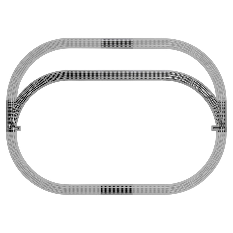 Lionel 6-12031 FASTRACK OUTER PASSING LOOP ADD-ON TRACK PACK O SCALE NEW