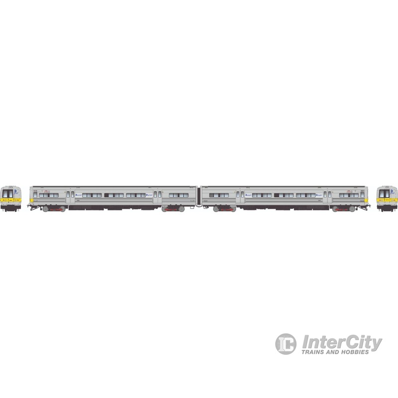 Rapido 207012 HO Budd M3 set (DC/Silent): LIRR/MTA – No Stripe / Yellow Ends: #9927 + 9928