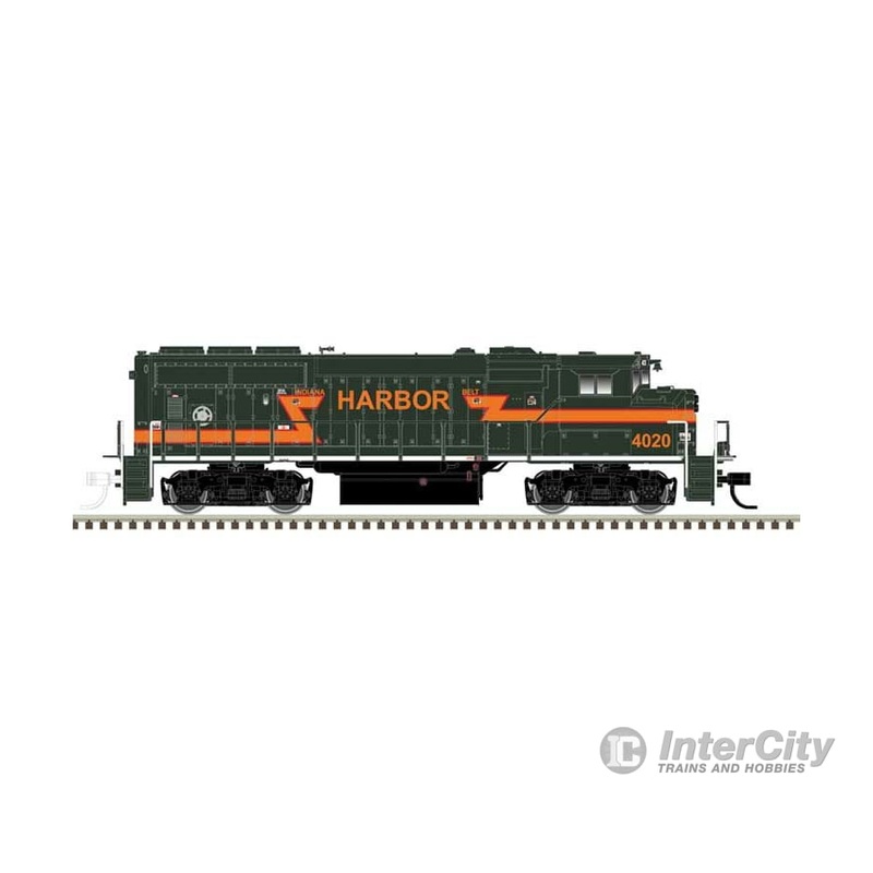 Atlas 10004415 GMD GP40-2W CN Version – ESU LokSound and DCC – Master(R) — Indiana Harbor Belt #4021 (black, orange)