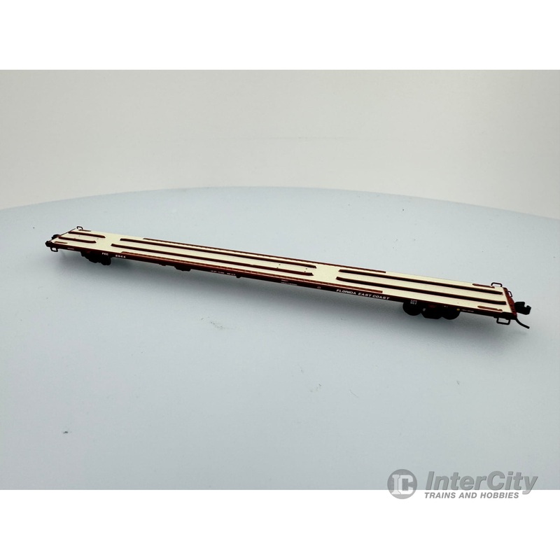 Atlas 50001383 N 89’4″ Flat Car Mid/End Hitches Florida East Coast (FEC) 2944